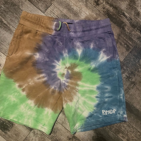 RipNDip Mens/Unisex tie dye shorts - Picture 3 of 6